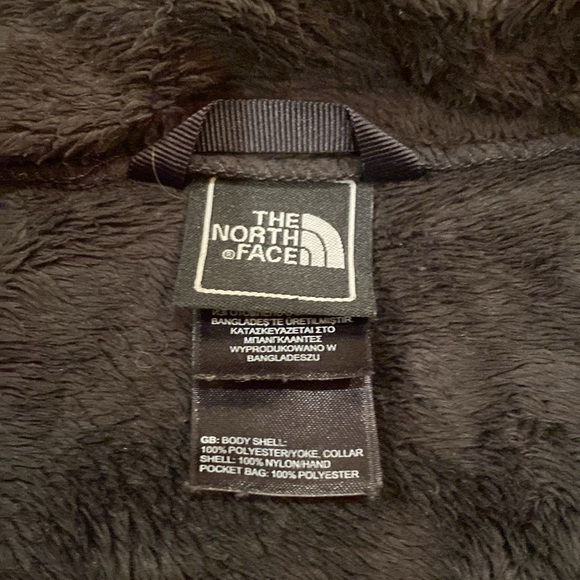 North face girls black fleece jacket - Picture 5 of 7
